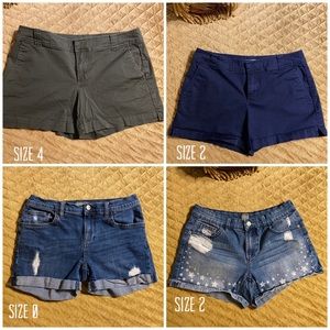 LOT of New York & Co. Shorts - sizes 0-4